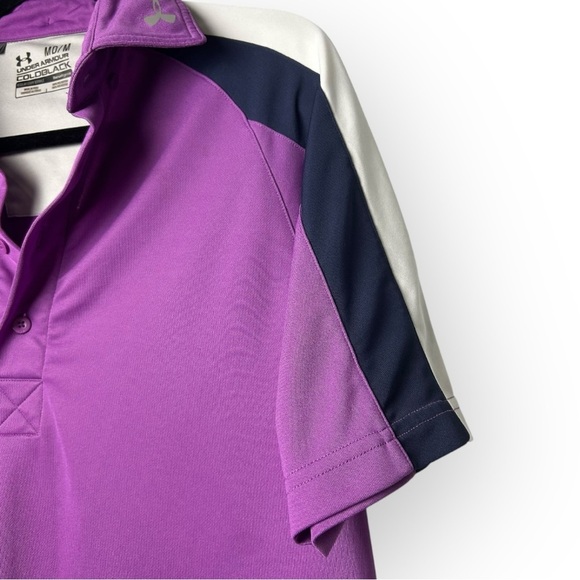 Under Armour Cold Gear Magenta Collared Shirt M - Picture 4 of 7